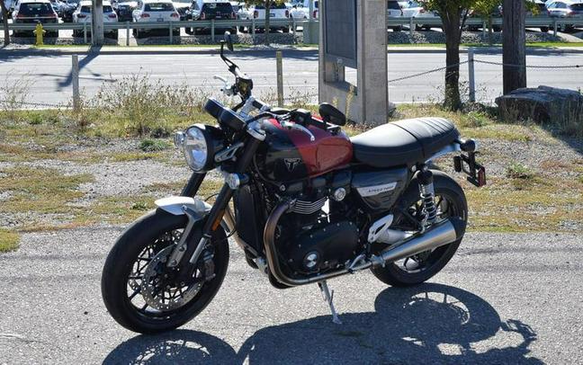 2024 Triumph Speed Twin 1200 Carnival Red/Storm Grey