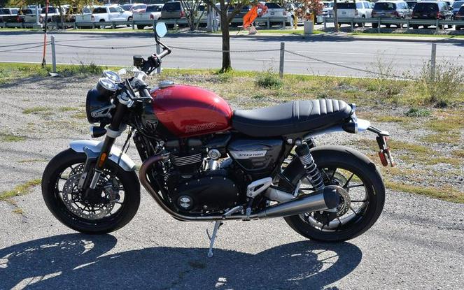 2024 Triumph Speed Twin 1200 Carnival Red/Storm Grey