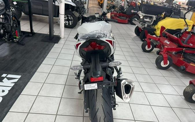 2025 Kawasaki NINJA ZX -6R ABS PEARL ROBOTIC WHITE/GRAPHITE GRAY