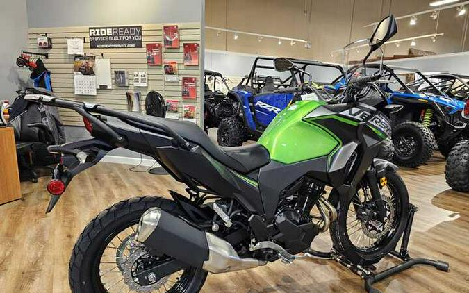 2025 Kawasaki Versys-X 300 ABS Candy Lime Green/Metallic Flat Spark Black - 106649