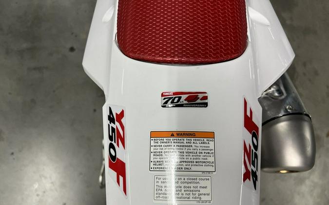 2026 Yamaha YZ450F 70th Anniversary Edition