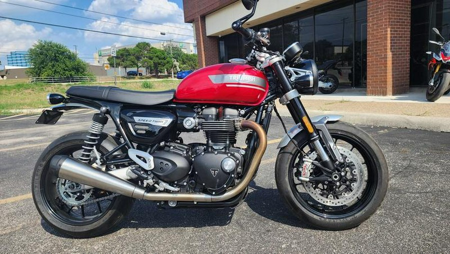 2023 Triumph Speed Twin 1200 Red Hopper