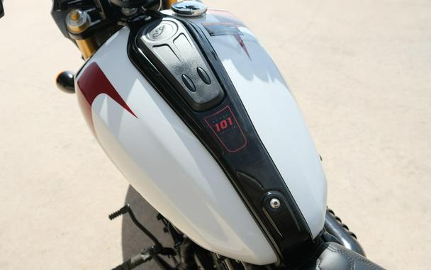 2025 INDIAN MOTORCYCLE 101 SCOUT WHITE MTLC WGRFX TEC