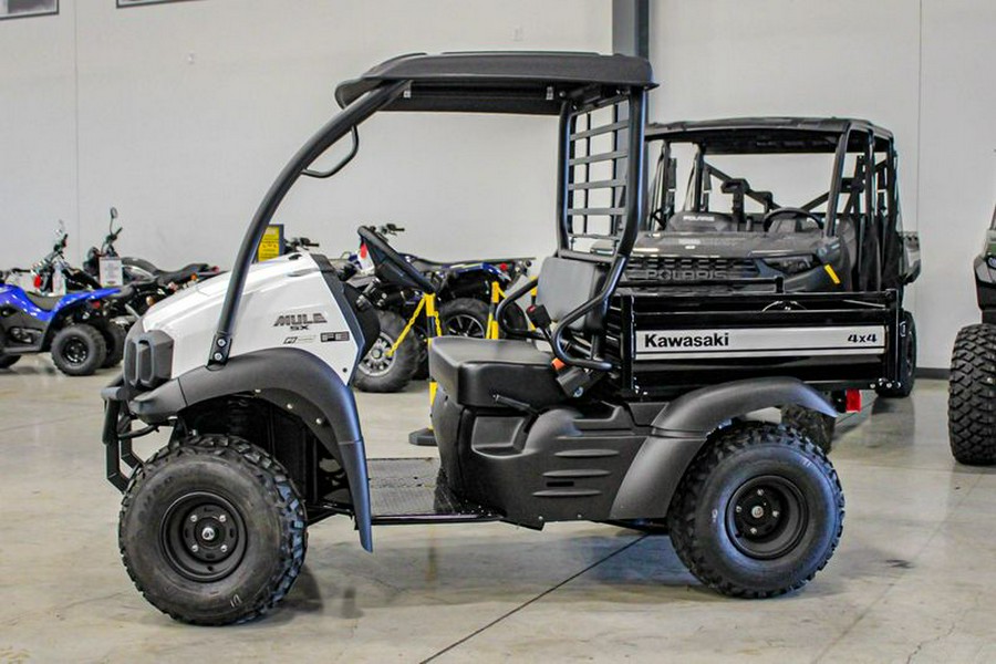 New 2025 KAWASAKI MULE SX 4X4 FE BRIGHT WHITE