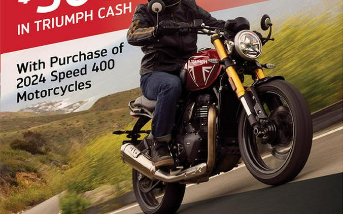 2025 Triumph Speed 400 Phantom Black / Storm Grey