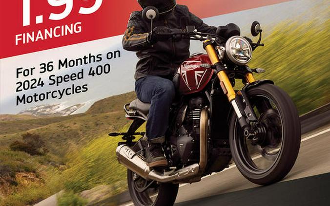 2025 Triumph Speed 400 Phantom Black / Storm Grey