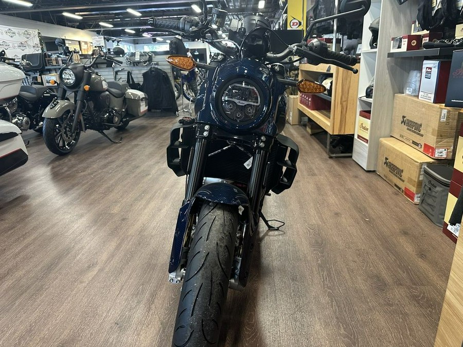 2024 Indian Motorcycle® FTR x 100% R Carbon Blue Candy Carbon