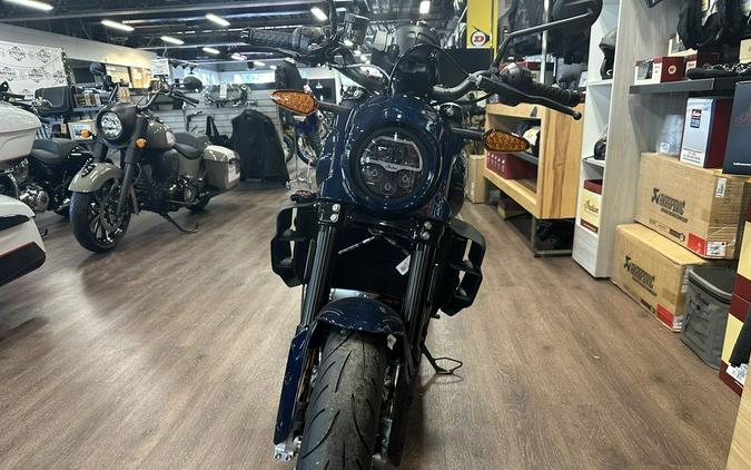 2024 Indian Motorcycle® FTR x 100% R Carbon Blue Candy Carbon