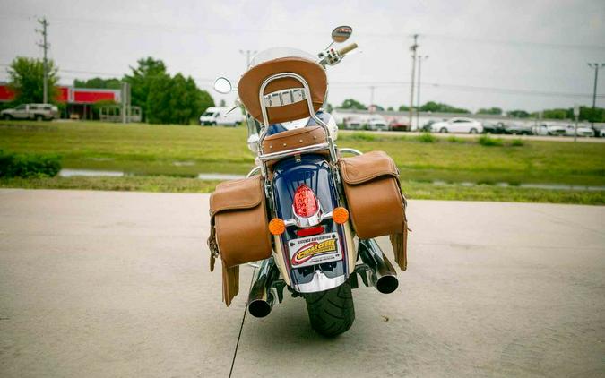 2017 Indian Motorcycle® Chief® Vintage Springfield Blue Over Ivory Cream