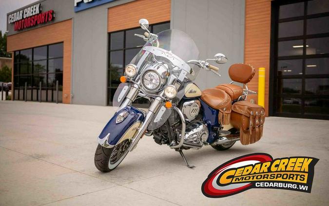 2017 Indian Motorcycle® Chief® Vintage Springfield Blue Over Ivory Cream