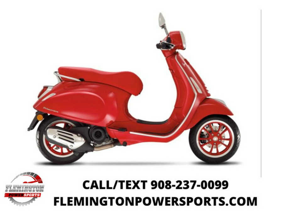 2023 Vespa Primavera 50 Red