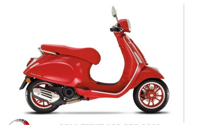 2023 Vespa Primavera 50 Red