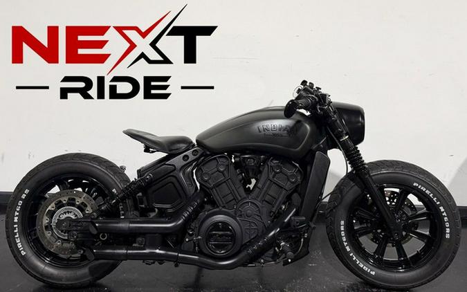 2021 Indian Scout Bobber ABS Thunder Black