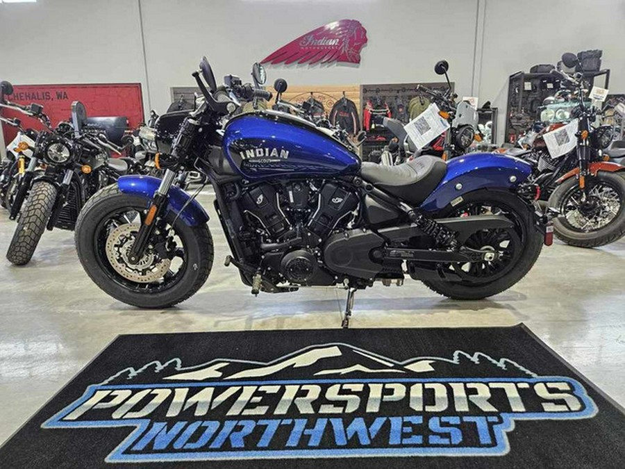 2025 Indian Scout Bobber Limited +Tech Spirit Blue Metallic