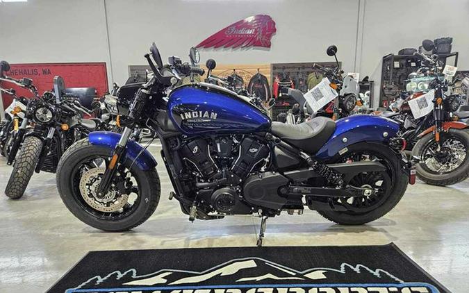 2025 Indian Scout Bobber Limited +Tech Spirit Blue Metallic