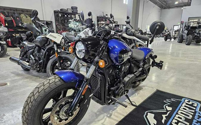 2025 Indian Scout Bobber Limited +Tech Spirit Blue Metallic