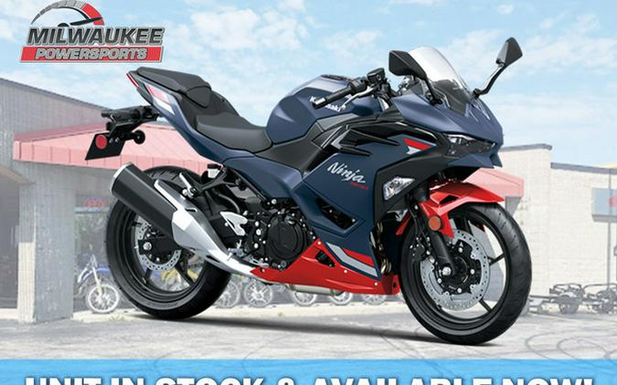 2026 Kawasaki Ninja 500 ABS Metallic Matte Twilight Blue