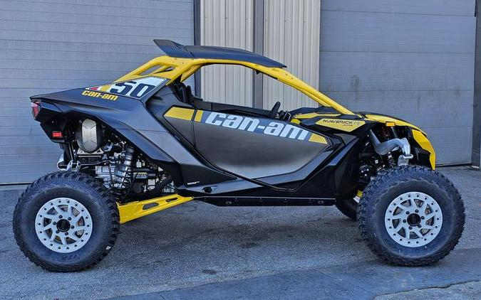 2024 Can-Am® Maverick R X RS with Smart-Shox Carbon Black & Neo Yellow