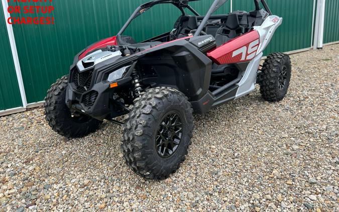 2024 Can-Am® Maverick X3 DS Turbo Fiery Red & Hyper Silver