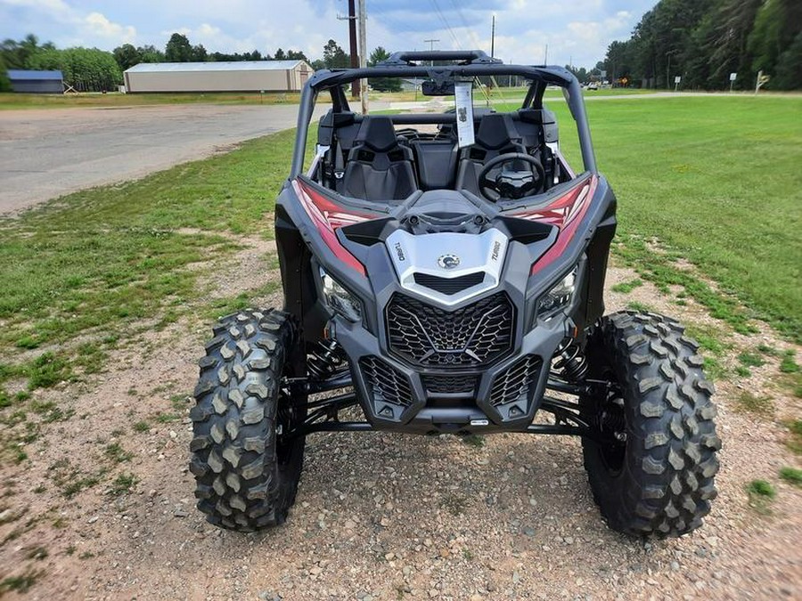 2024 Can-Am® Maverick X3 DS Turbo Fiery Red & Hyper Silver