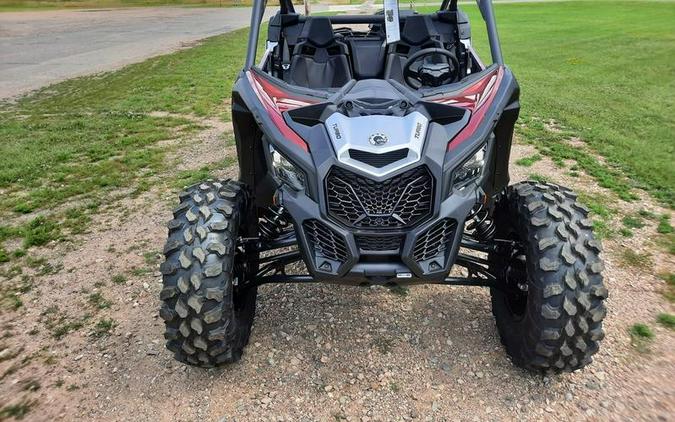 2024 Can-Am® Maverick X3 DS Turbo Fiery Red & Hyper Silver