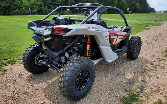 2024 Can-Am® Maverick X3 DS Turbo Fiery Red & Hyper Silver