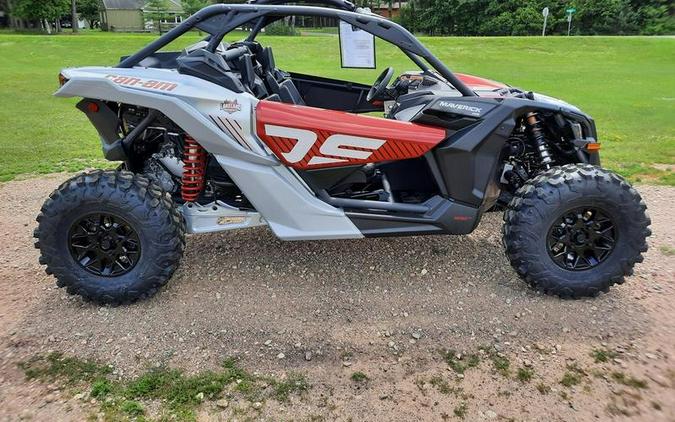 2024 Can-Am® Maverick X3 DS Turbo Fiery Red & Hyper Silver