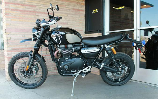 2020 Triumph Scrambler 1200 Bond Edition Sapphire Black