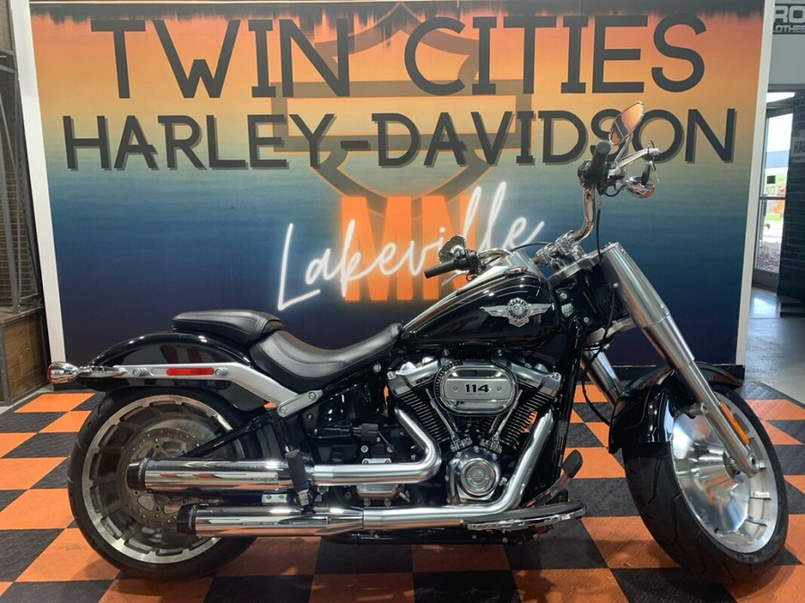 USED 2020 HARLEY-DAVIDSON FAT BOY 114 FLFBS FOR SALE NEAR LAKEVILLE, MN