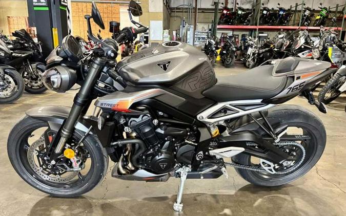 2025 Triumph Street Triple 765 RS Silver Ice
