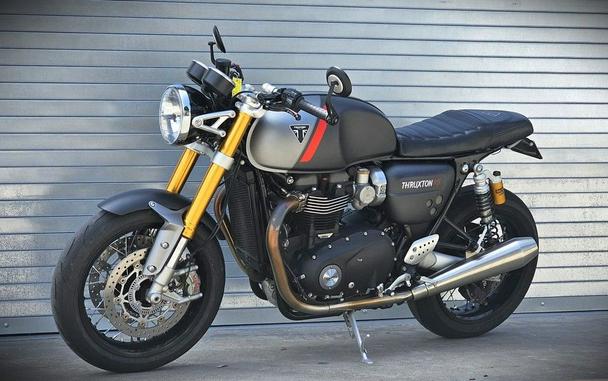 2020 Triumph Thruxton RS Matt Storm Grey and Silver Ice