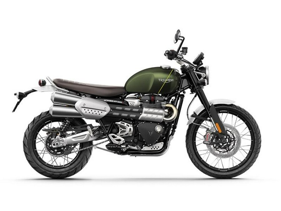 2021 Triumph Scrambler 1200 XC Matte Khaki Green/Brooklands Green