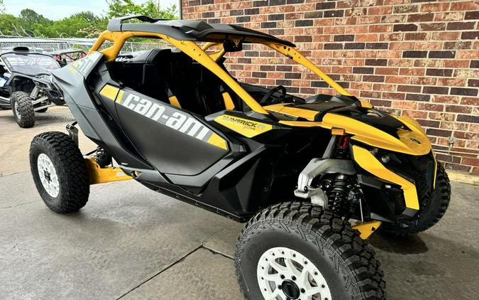 2024 Can-Am® Maverick R X RS with Smart-Shox Carbon Black & Neo Yellow