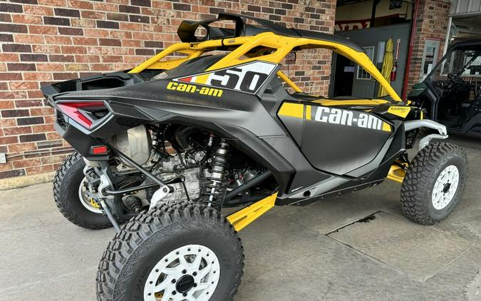 2024 Can-Am® Maverick R X RS with Smart-Shox Carbon Black & Neo Yellow