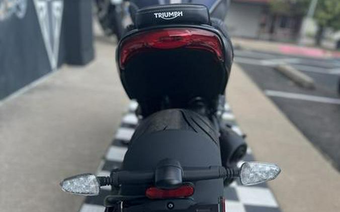 2025 Triumph Rocket 3 Storm R Satin Pacific Blue and Matte Sapphire Black