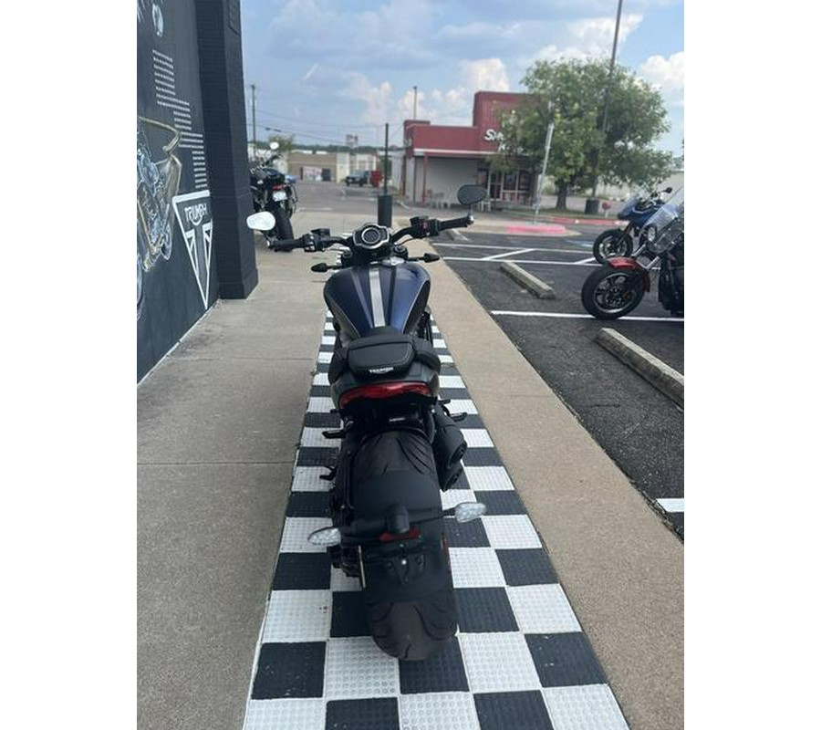 2025 Triumph Rocket 3 Storm R Satin Pacific Blue and Matte Sapphire Black