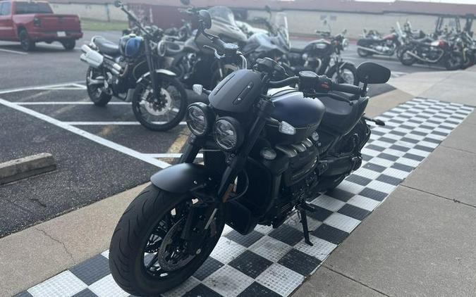 2025 Triumph Rocket 3 Storm R Satin Pacific Blue and Matte Sapphire Black