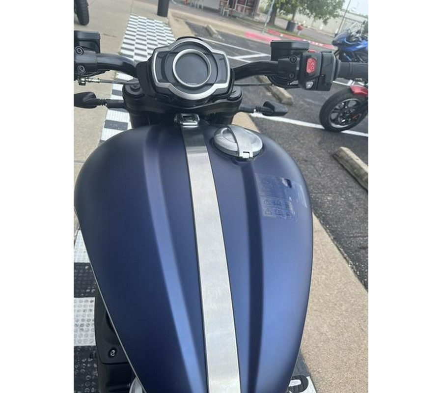 2025 Triumph Rocket 3 Storm R Satin Pacific Blue and Matte Sapphire Black