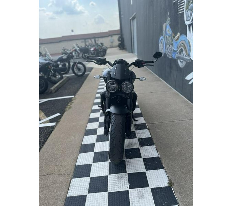 2025 Triumph Rocket 3 Storm R Satin Pacific Blue and Matte Sapphire Black