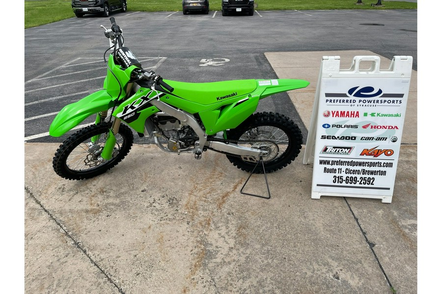 2024 Kawasaki KX 250 Lime Green