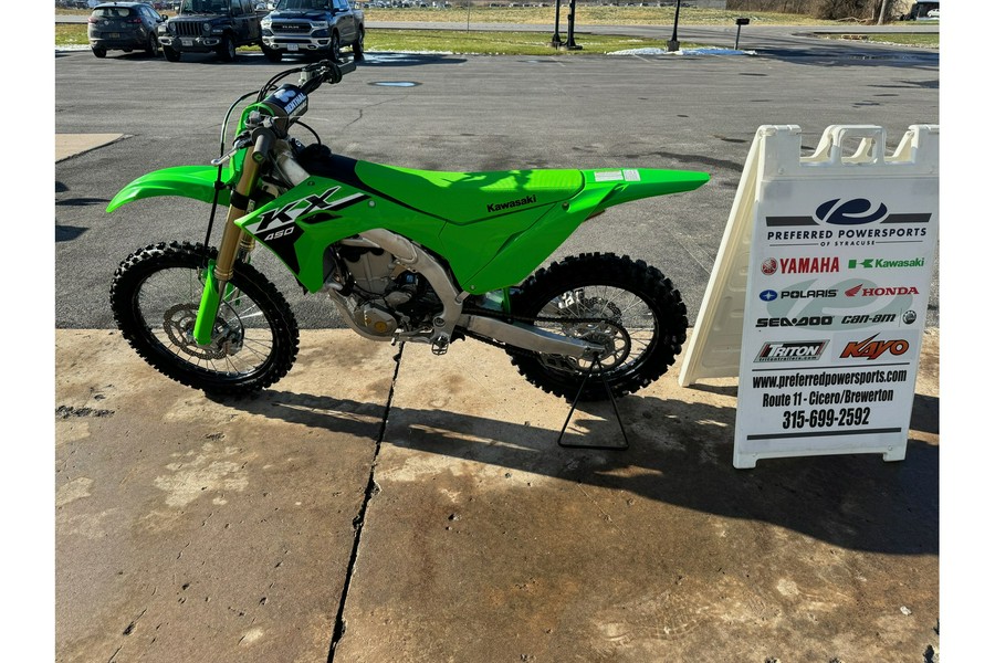 2024 Kawasaki KX 450 Lime Green