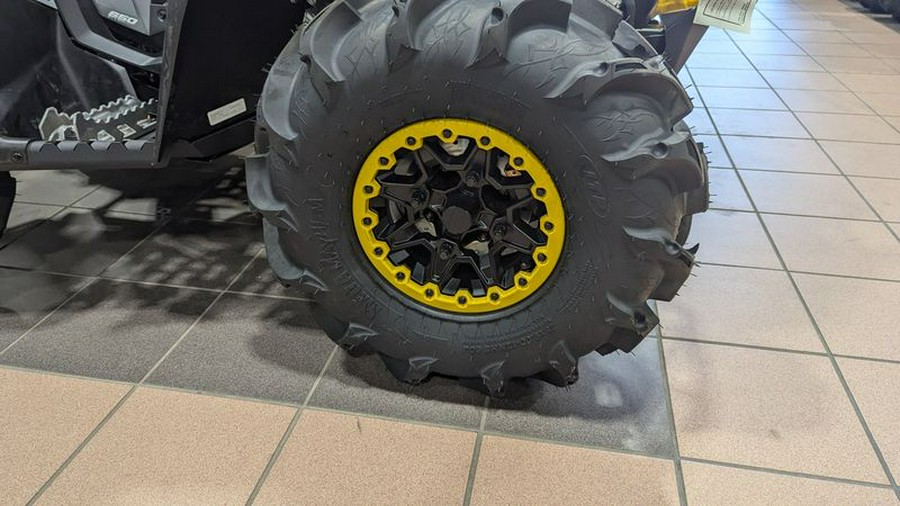 New 2024 CAN-AM RENEGADE X MR 650 CATALYST GRAY AND NEO YELLOW