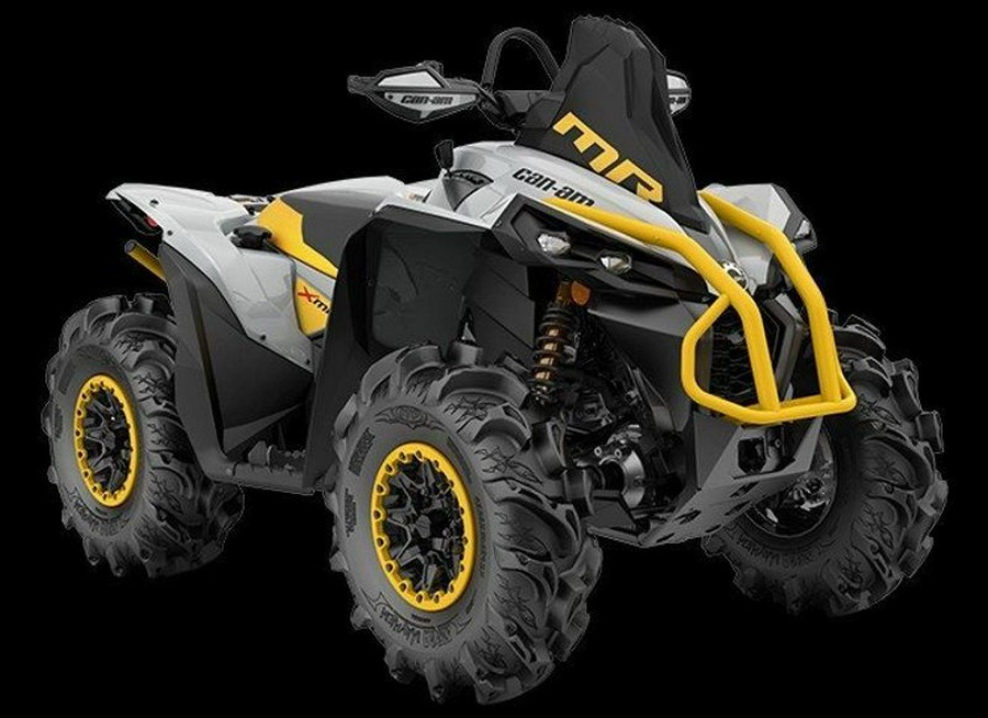 New 2024 CAN-AM RENEGADE X MR 650 CATALYST GRAY AND NEO YELLOW