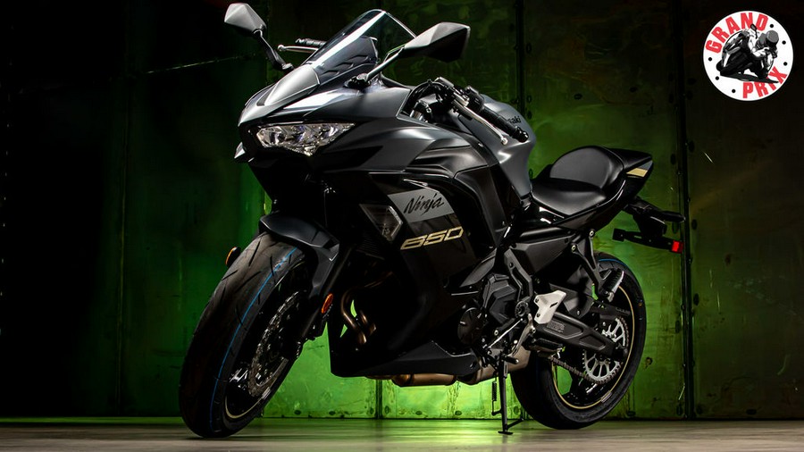 2024 Kawasaki Ninja® 650 Metallic Matte Dark Gray/Metallic Spark Black