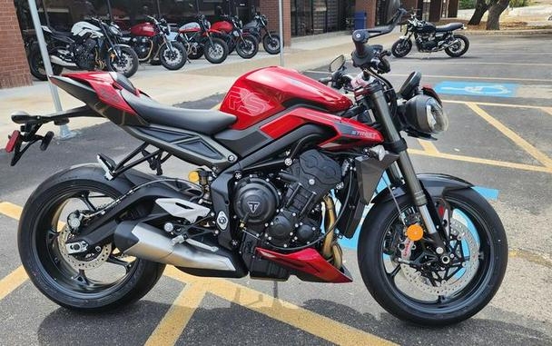 2024 Triumph Street Triple 765 RS Carnival Red