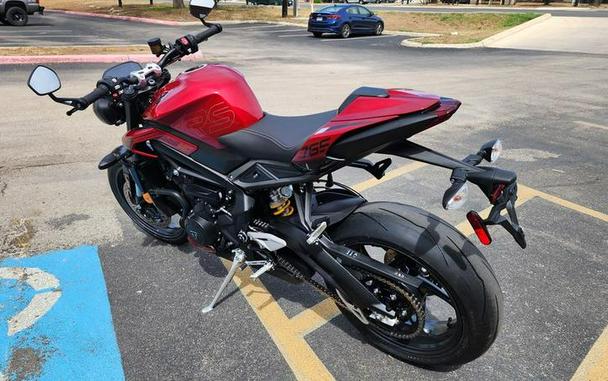 2024 Triumph Street Triple 765 RS Carnival Red