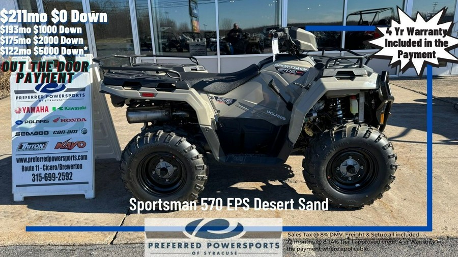 2024 Polaris Industries Sportsman 570 EPS Desert Sand