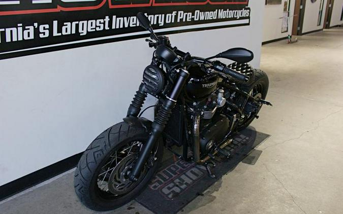 2018 Triumph Bonneville Bobber Jet Black