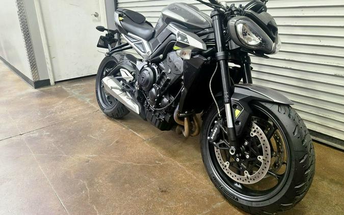 2024 Triumph Street Triple 765 R Silver Ice