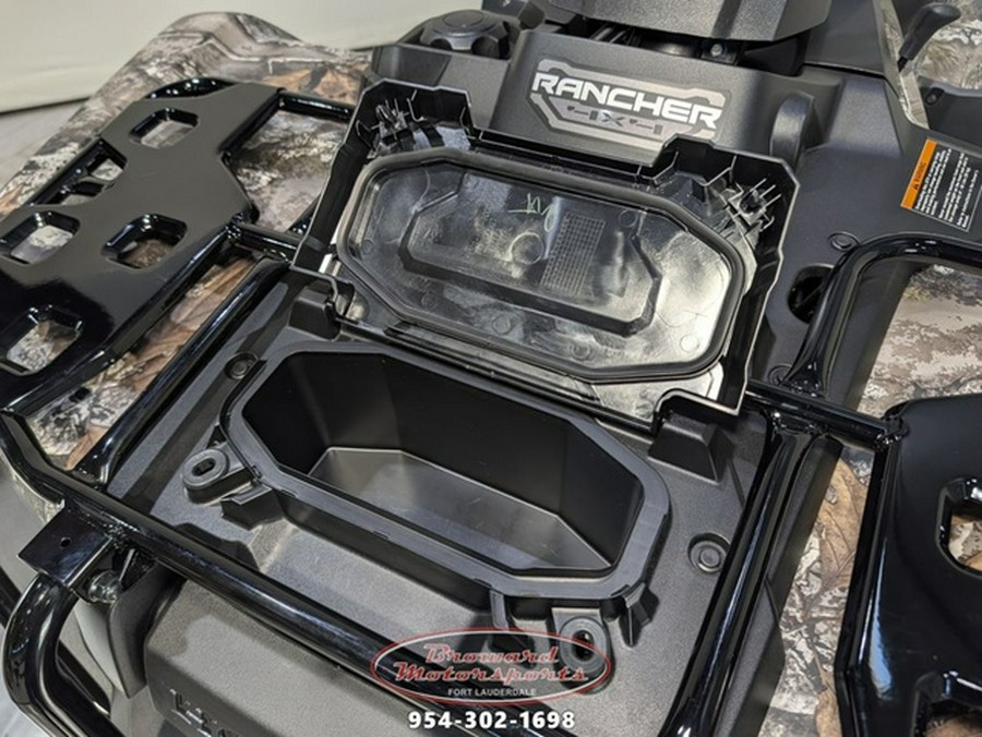 2026 Honda FourTrax Rancher 4x4 TrueTimber Atera Camo